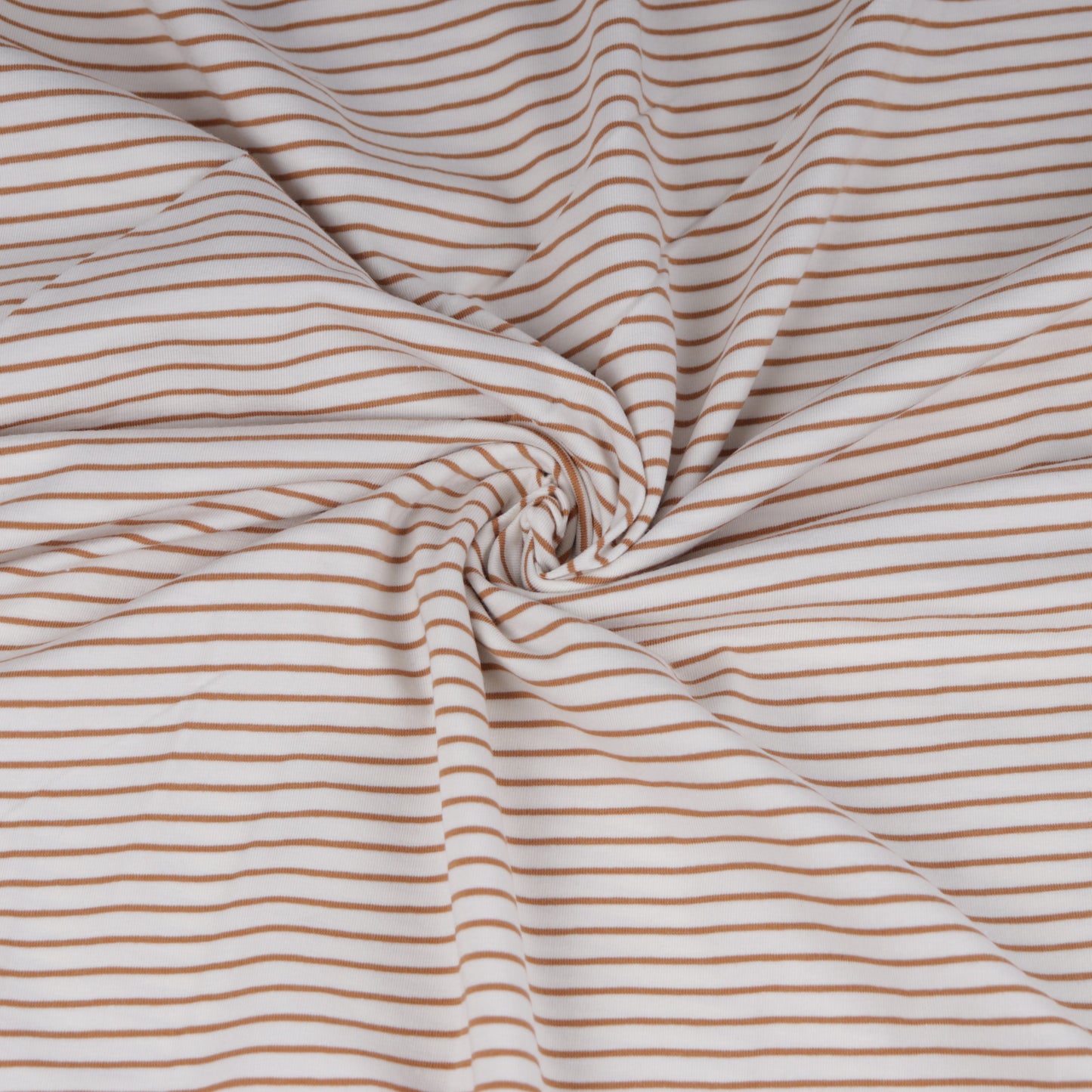 Organic off-white and almond stretch jersey