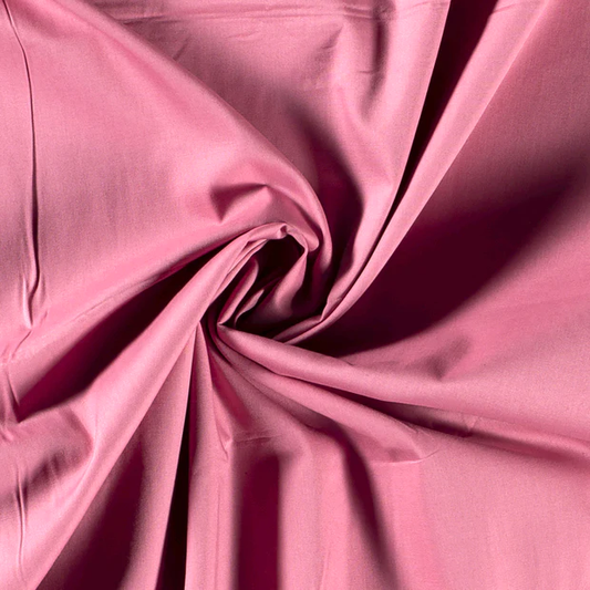 Cotton Poplin - Cherry Pink