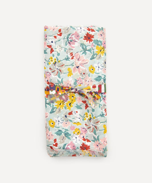 Colorful floral liberty fabric