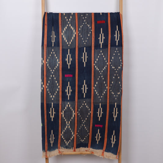 Colorful Pagne Baoule fabric from Ivory Coast