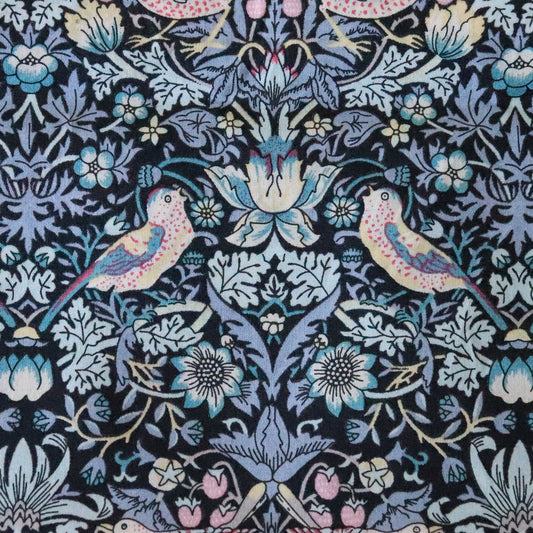 Floral Liberty Fabric with birds